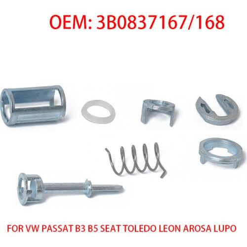 3B0837167/168 51.62MM FOR VW PASSAT B5 SEAT TOLEDO LEON AROSA LUPO DOOR LOCK REPAIR KIT FOR LEFT-RIGHT SIDE NEW 7PCS/SET