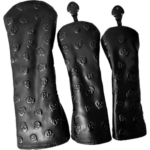 3x Unique Golf Wood Headcover Drivers Head Cover 460cc Fairway Club Travel Carrying Protector Guard with No. Tag