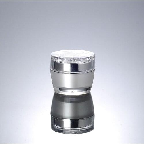 50G pearl white acrylic/plastic jar pot tin for night cream/eye serum/essence/gel/wax/art nail/skin care pot cosmetic packing