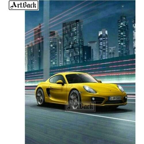 5d diamond painting sports car city landscape full square diamond mosaic sticker diamond embroidery home decoration