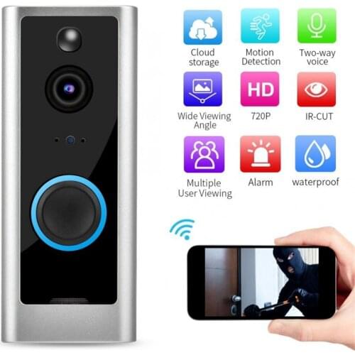 720p cloud storage wireless WIFI Doorbell Intercom Video door phone
