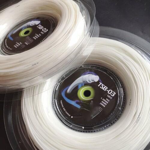 Alpha Tennis String Nylon Multifilament String-hexagonal Soft Rotate White Traing Racquet Outdoor Tennis String Tsb-03