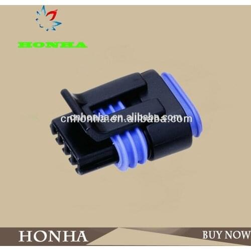 Free shipping 10 pcs DJ7041Y-1.5-21 PA66 waterproof auto 4 pin female wire harness connector for Delphi