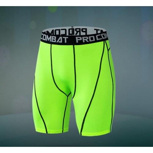 Elastic Mens Compression Sports Shorts Quick Dry Washable Outdoor Tights Shorts Fitness Basketball Running Shorts