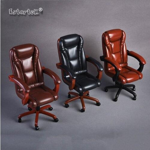 Estartek 1/6 Rotateable Office Boss Chair for 12inch Action Figure Sence DIY