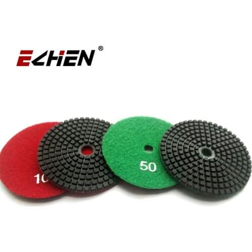 10 Pcs Grit 50 Diamond Polishing Pad Wet Coarse Polishing Stone granite Quartz Marble Slab Concrete Cement Tile angle grinder