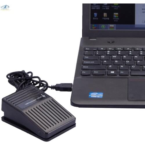 [HFSECURITY] USB Foot Switch Computer Control Button Gaming Mouse Keypad Foot Switch Pedal
