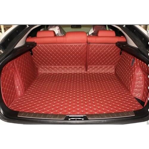 Best quality! Special trunk mats for BMW X6 E71 2013-2008 waterproof boot carpets cargo liner mats for BMW X6 2011,Free shipping