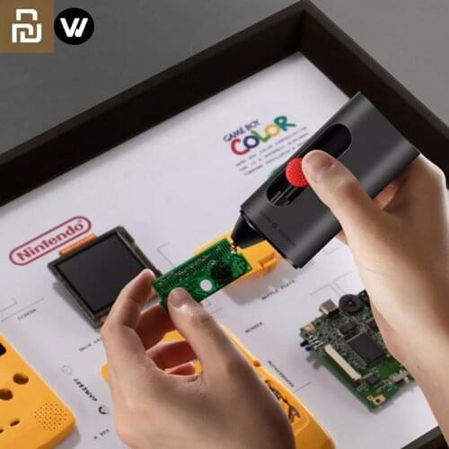 Wowstick Cordless Electric Hot Melt Glue Pen Gluer 2000mAh Type-C Rechargeable DIY Art Craft Glue Pen W/ 20pcs Glue Sticks