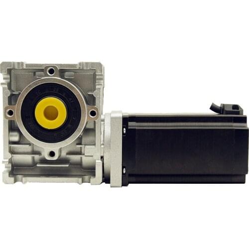 Nema23 stepper motor 3.0NM with worm gearbox 5:1/7.5:1/10:1/15:1/20:1/25:1/30:1/40:1/50:1/60:1/80:1 Ratio and output shaft