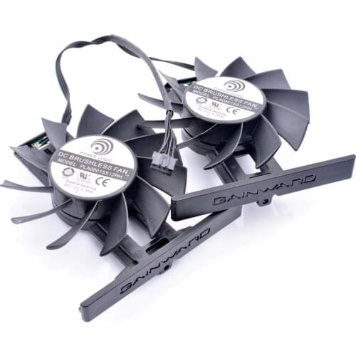 Brand new original PLA08015S12HH GAINWARD 12V 0.35A GTX 770 graphics card cooling double fan