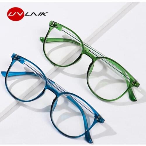 UVLAIK Round Reading Glasses Women Ultralight Full-frames Eyeglasses Men Presbyopic Prescription Glasses Diopter +1.0 +2.5 +4.0