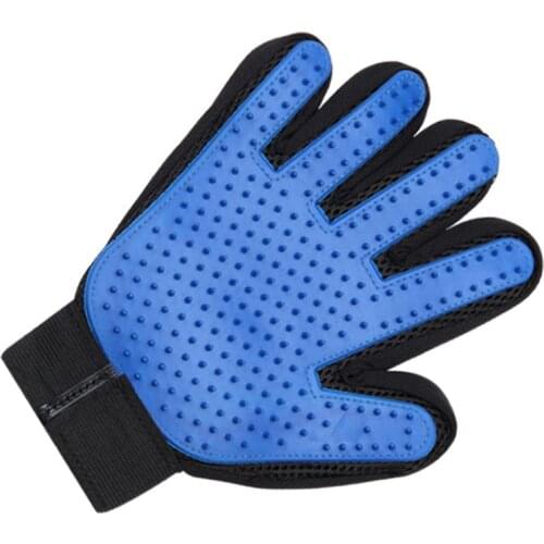 At grooming glove for cats wool glove Pet Hair Deshedding Brush Comb Glove For Pet Dog Cleaning Massage Glove For Animal