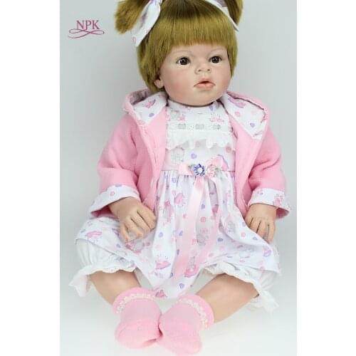 NPK lifelike boneca reborn toddler doll wholesale baby dolls fashion doll Gentle real touch doll,Arianna by Rev