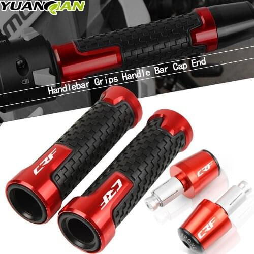 For HONDA CRF150R CRF250F CRF250L CRF250M CRF250 F/L/M CRF250X CRF450R CRF450X 7/8'' 22mm Motorcycle handle bar grip ends hand