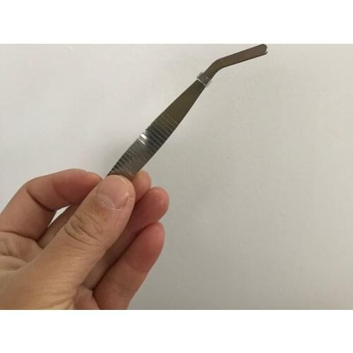 12cm long,Galvanized iron tweezers Moss micro-landscape ornaments Succulent gardening DIY tools