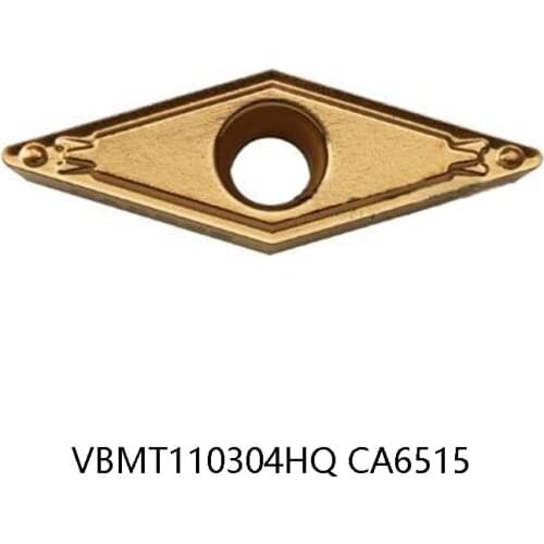 100% Original VBMT110304HQ CA6515 Carbide Inserts VBMT110304 HQ VBMT 110304 Lathe Cutter Turning Tools Cutting VBMT1103