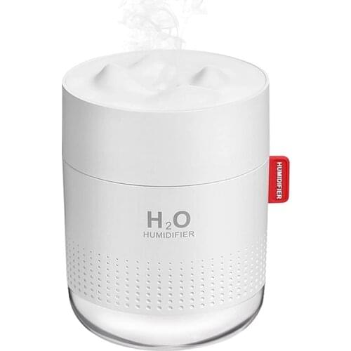 Portable Mini Humidifier 500ml Small Cool Mist USB Personal Desktop Humidifier Auto ShutOff 2 Mist Modes for Baby Bedroom Travel