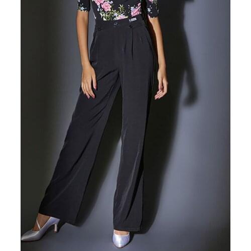 2021 New A2159 Latin Dance Dress Women Trousers Black Latin Dance Pants Cha Cha Tap Dancing Performance