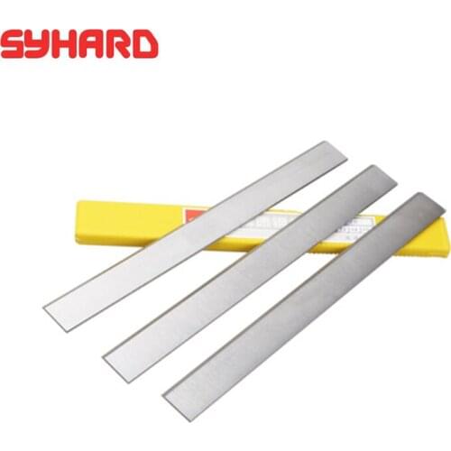 4pcs/lot Thickness 6.0mm HSS lathe tool bit wood planer cutter of woodwork machine parts length 200/300mm