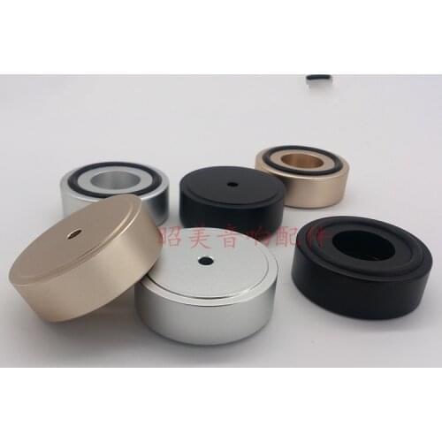 4 pcs aluminum alloy diameter 44 high 16 audio amplifier foot speaker footrest shock absorber cushion B