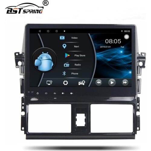 Bosstar car radio para carro stereo video player for toyota vios yeairs 2015 with gps mirror link 1gb plus 16gb