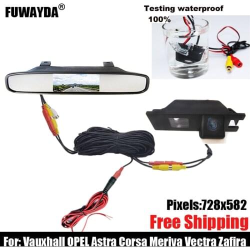 Free shipping!!! SONY Chip CCD Car Rear View Reverse Parking CAMERA for Opel Corsa Astra Vectra Meriva Zafira Fiat Grande Punto