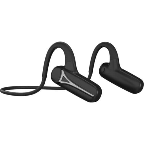 LUSHUO Wireless Headphones Bluetooth V5.0 Bone Sport Waterproof Conduction Noise Cancel with Microphone Earbuds