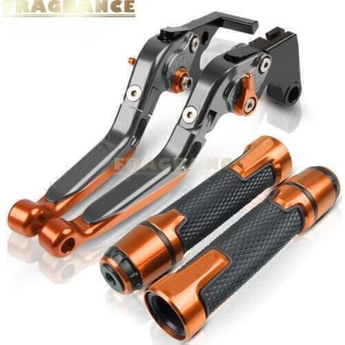 For Ducati 821 MONSTER/Dark/Stripe 2015-20 Motorcycle Accessories Brake Handle Adjustable Brake Clutch Levers Handbar End Grips