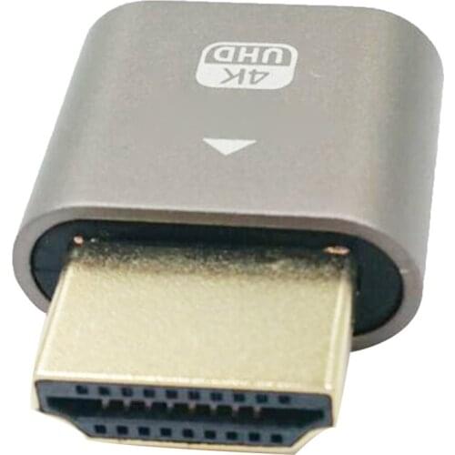 HDMI-compatable Lock Screen Treasure Dummy Plug 4K Ultra-high-definition Virtual Display Virtualizer