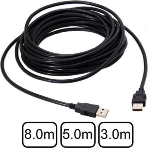 3M 5M 8M USB Type-A Male to USB 2.0 Male Data Cable for Hard Disk & Scanner & Printer