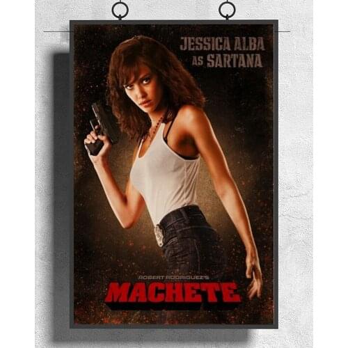 L476 MACHETE Movie Horror Grindhouse Danny TrejoÂ† 189 Silk Fabric Poster Art Decor Indoor Painting Gift