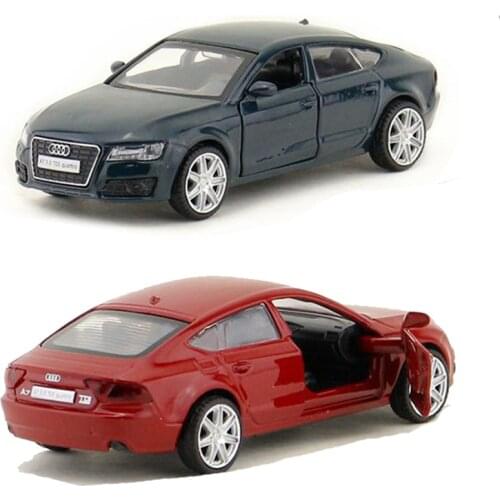 New 1:43 Audi A7 Alloy Pull-back Vehicle Model Diecast Metal Model Car for Boy Toy Collection Friend Children Gift V235