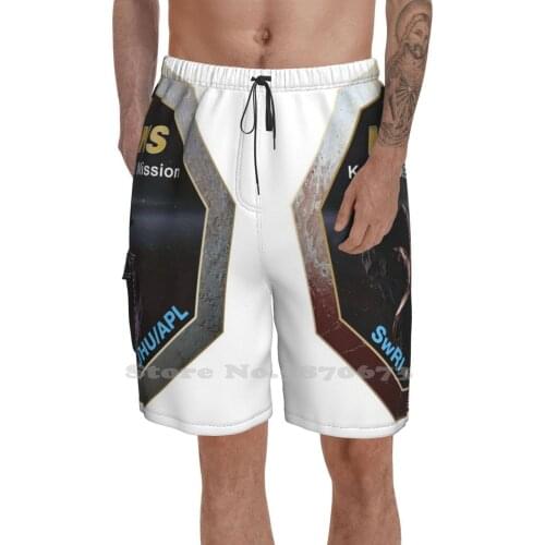 New Horizons Kuiper Belt Extended Mission Patch Running Swimming Fitness Sports Shorts New Horizons Extended Mission Ultima