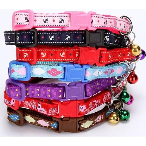 1Pcs Cat Collar for Small Dogs Puppies Flocking Cat Puppies Collar Pet Supplies Product Adjustable for Kitten Pet Cats Collars