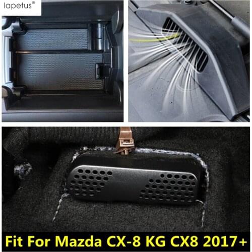 For Mazda CX-8 KG CX8 2017 - 2021 Plastic Accessories Central Storage Box Seat Bottom AC Duct Vent Engine Air Inlet Cover Trim