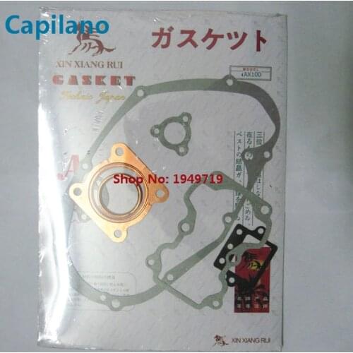 Motorcycle AX100 full gasket complete gasket include cylinder gaket for classic Suzuki 100cc AX 100 engine seal parts