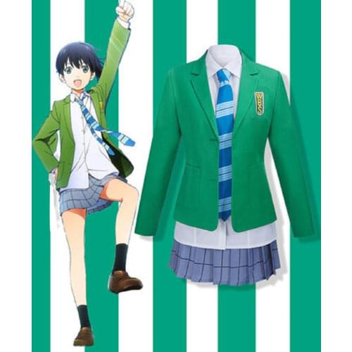 Farewell My Dear Cramer Suou Sumire Soshizaki Midori Onda Nozomi Cosplay High School Uniform Costume Halloween Party Clothing