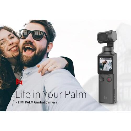 In stock FIMI PALM camera 3-Axis 4K HD Handheld Gimbal Camera Stabilizer 128° Wide Angle Smart Track Built-in Wi-Fi control
