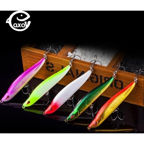 QXO Fishing Lures Peche For Fishing Pancil Wobblers Sea Fishing 8/9.5cm 11/16g All Goods Lures Artificial Bait Feeder Luminous