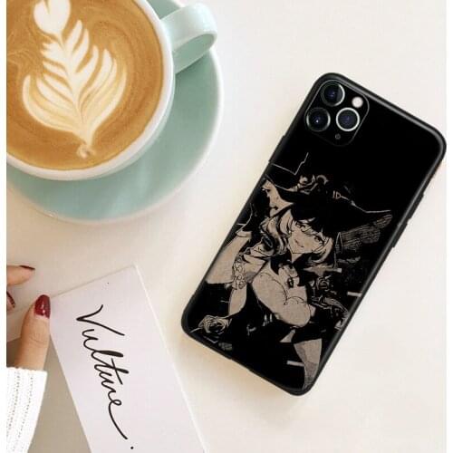 Genshin Impact Vintage Lisa manga silicone Phone Case FOR iPhone Se 6 6s 7 8 Plus X Xr Xs 11 12 Mini Pro Max Glass Cover Shell
