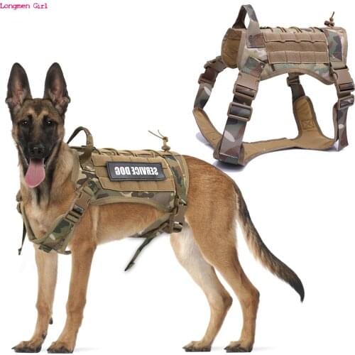 Tactical Dog Harness Pet Training Vest Dog Harness And Leash Set For Small Medium Big Dogs