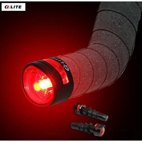 Taiwan Q-LITE Road Bar End Light Racing Bike Super Light Bicycle Handlebar End Light