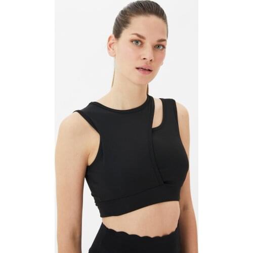 Trendyol Cut Out Detail Knitted Sports Tops TWOSS21SS0059