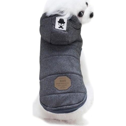 Winter Warm Pet Dog Clothing Coats Jackets Waterproof Big Cute Bow Printing Cotton Zipper Costume Clothing Christmas Party