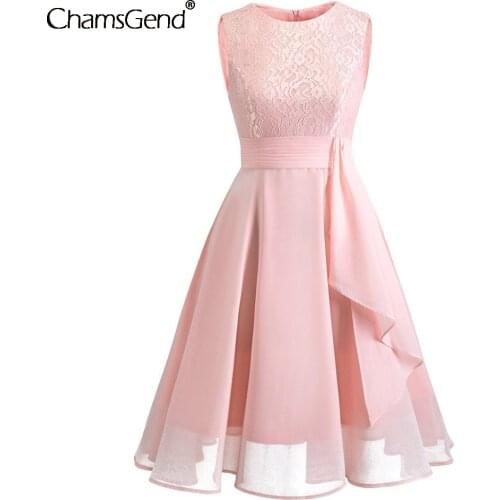 Women Lace Dress Sleeveless Sexy Evening Party Dresses Elegant Vintage Dress Formal Ladies Wedding Bridesmaid Lace Dress