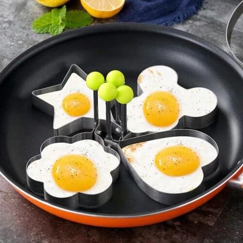 Louche тёрка для корейской Stainless Steel Fried Egg Mold Maker Love Heart-Shaped Poached Rice Ball DIY Abrasive Thickening