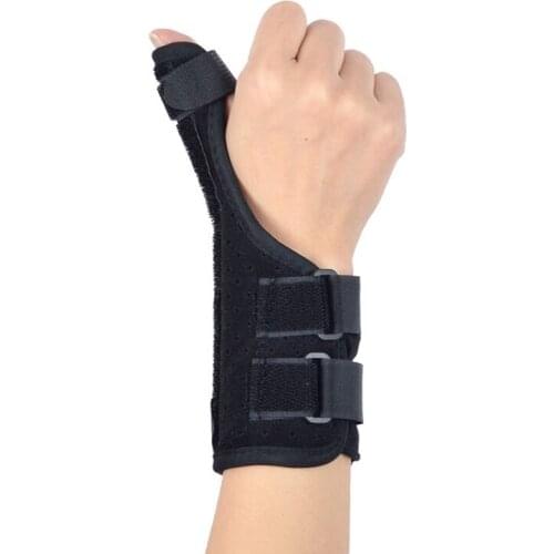1PC Adjustable Wrist Splint Brace Thumb Support Right Hand Stabilizer Finger Protector Injury Aid Tool Health Care Bace Support
