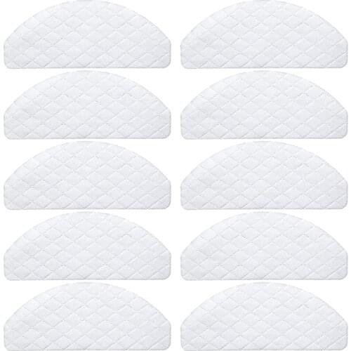 10Pcs Disposable Mop Rags for Ecovacs Deebot Ozmo T8 Aivi Vacuum Cleaner Parts Cleaning Wipes Cloth