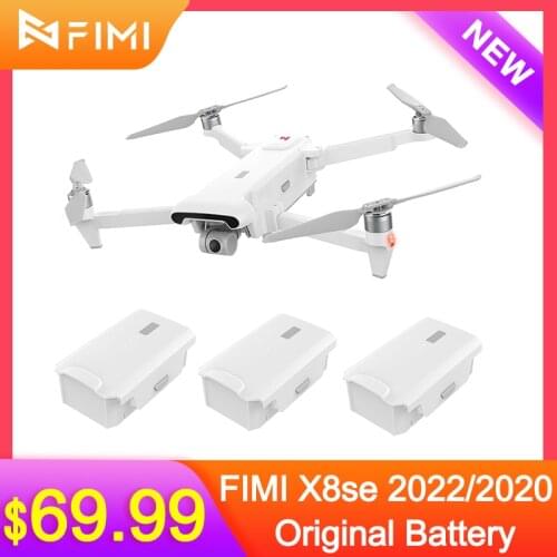 4Pcs FIMI X8 SE 2020 RC Drone Battery 11.4V 4500mAh Original X8 se 2020 Replacement Intelligent Flight Battery Drone Accessories